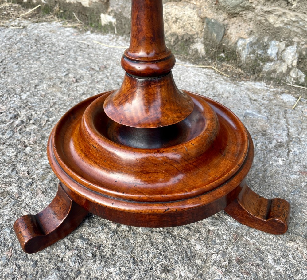 Victorian Mahogany Candle Stand View VIII