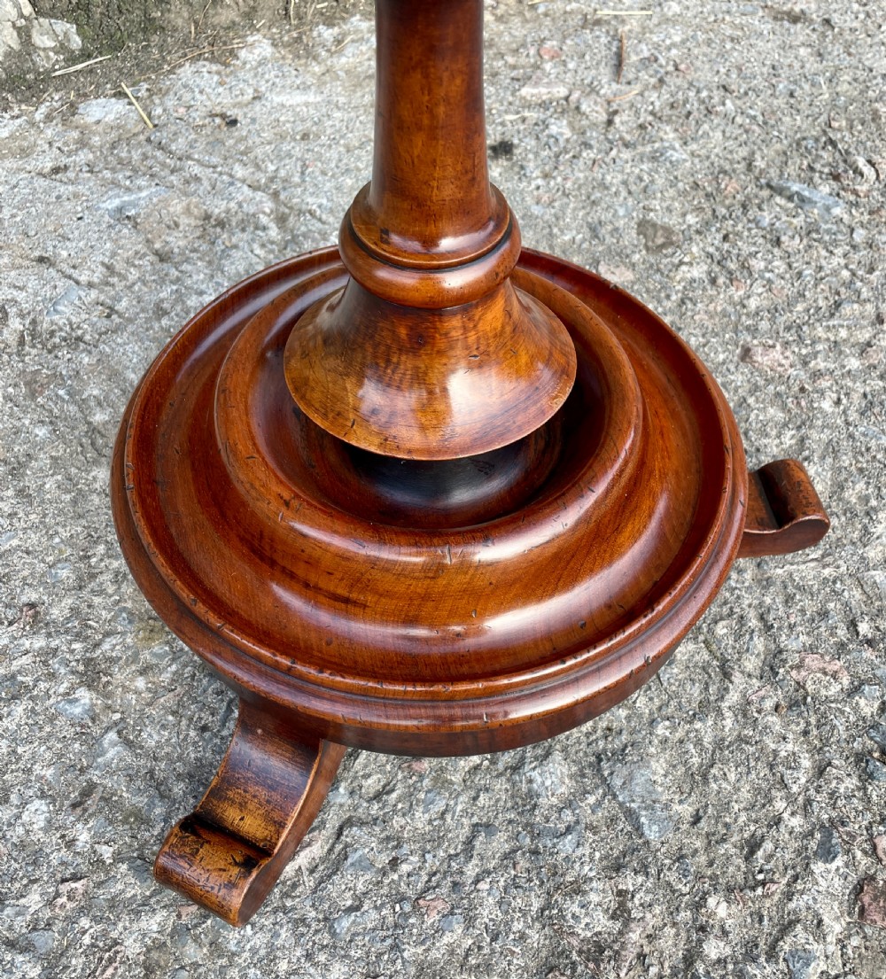Victorian Mahogany Candle Stand View X