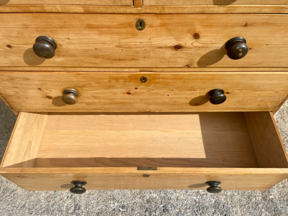 Antique Pine Housekeepers Cupboard View X
