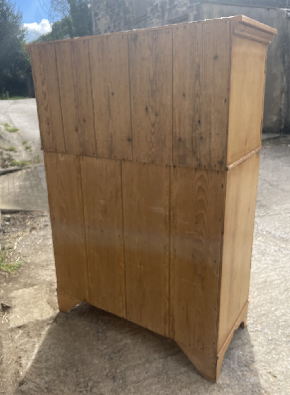 Antique Pine Housekeepers Cupboard View XVIII