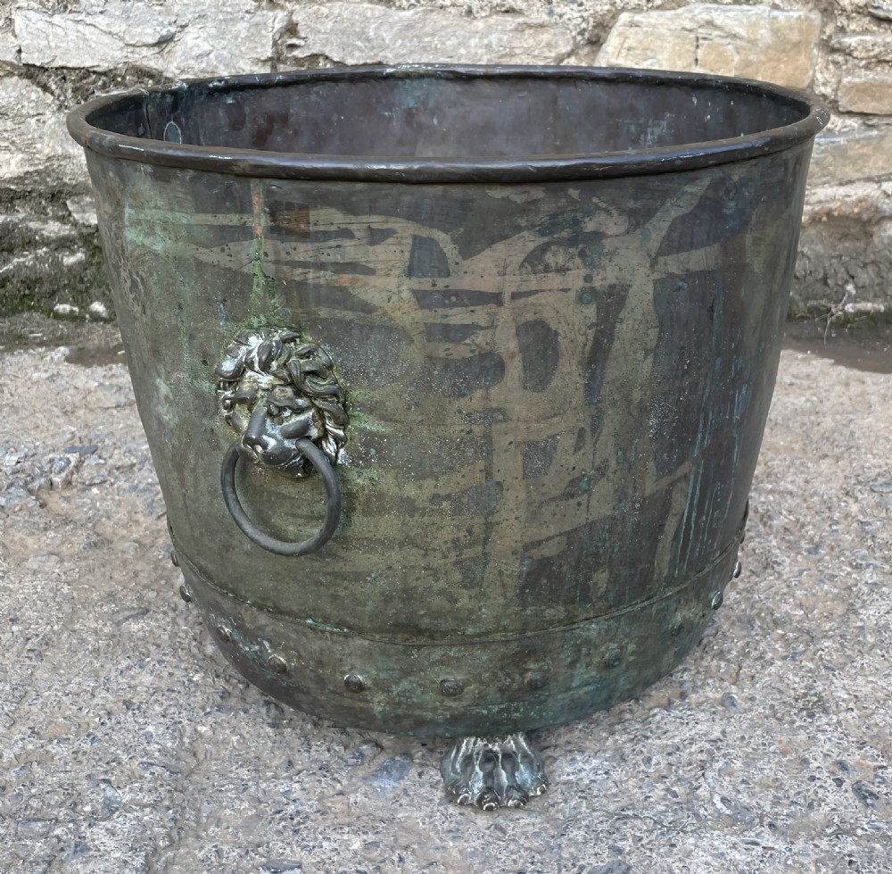 Victorian Verdigris Riveted Copper View IV