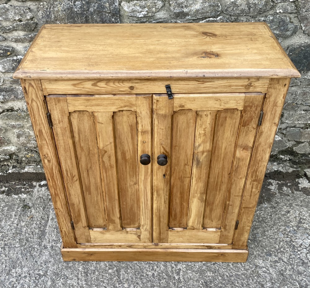 Antique Stripped Pine Cupboard View III