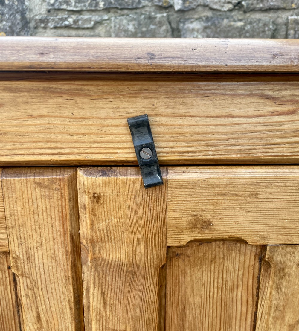 Antique Stripped Pine Cupboard View XII