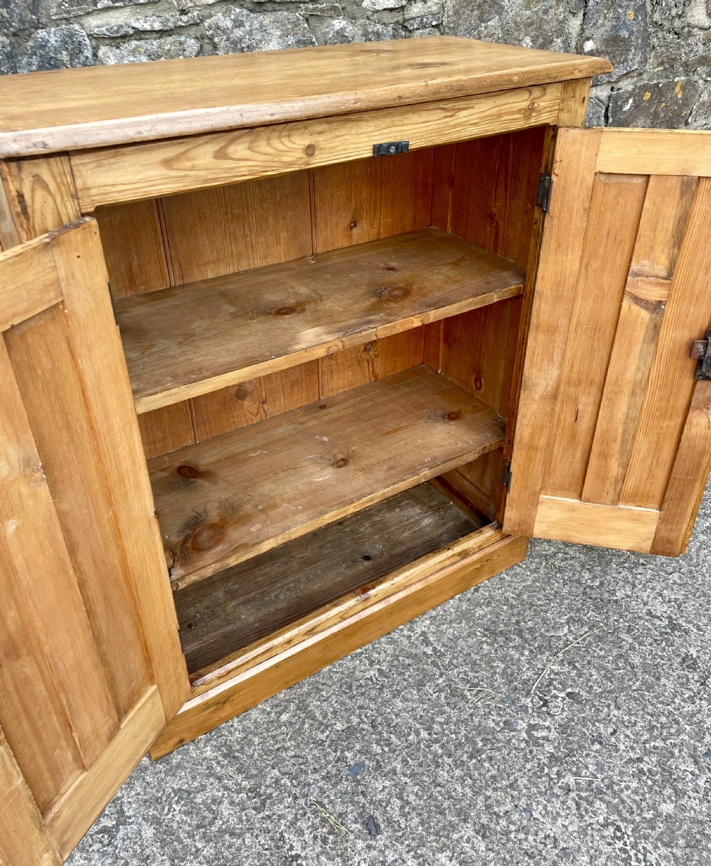 Antique Stripped Pine Cupboard View XIV