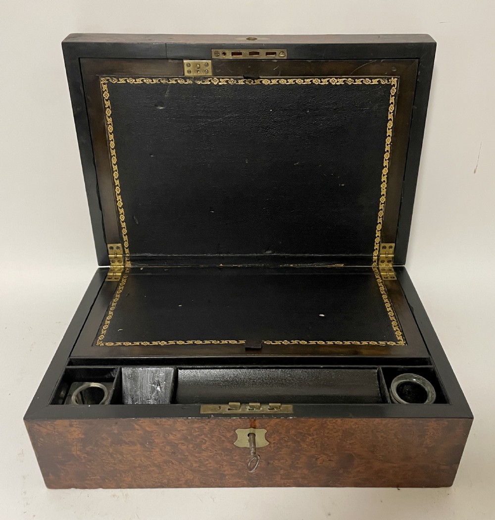 Antique Inlaid Writing Slope View X
