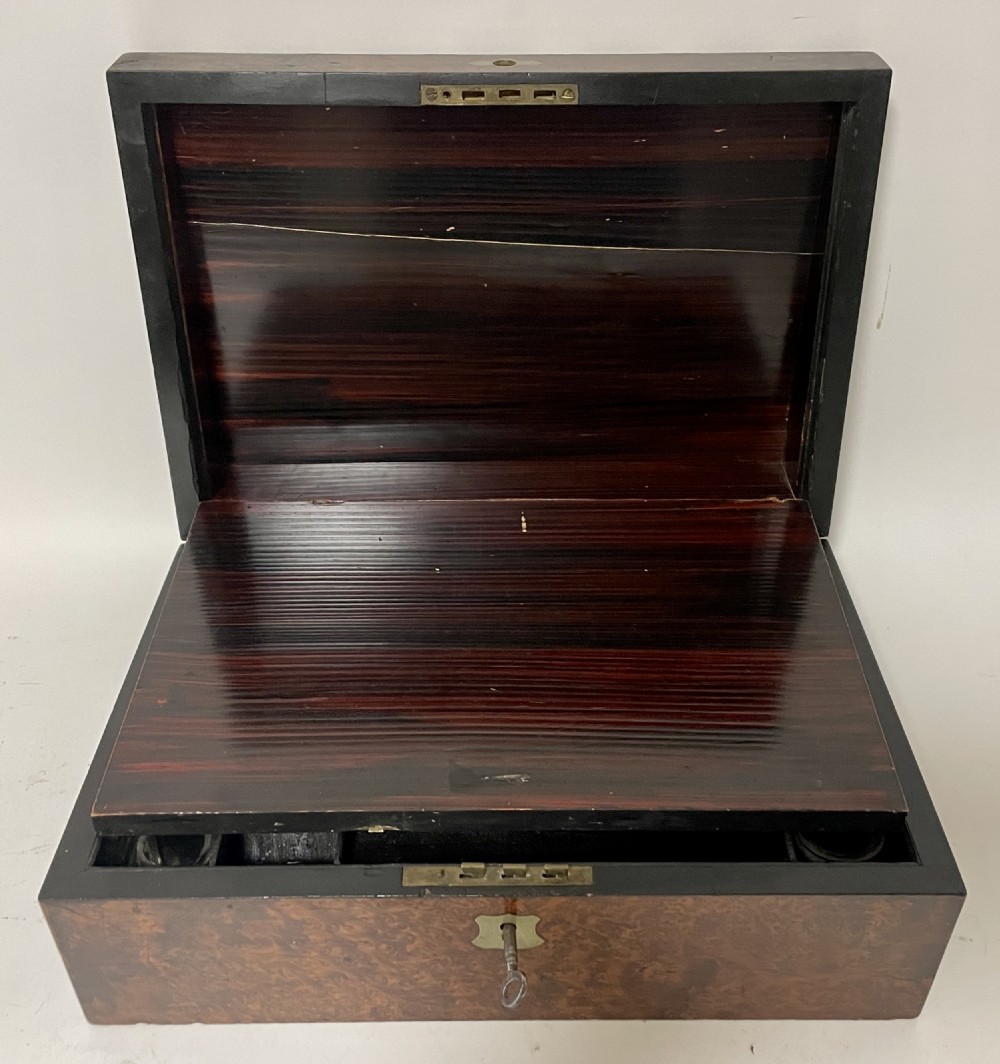 Antique Inlaid Writing Slope View XI