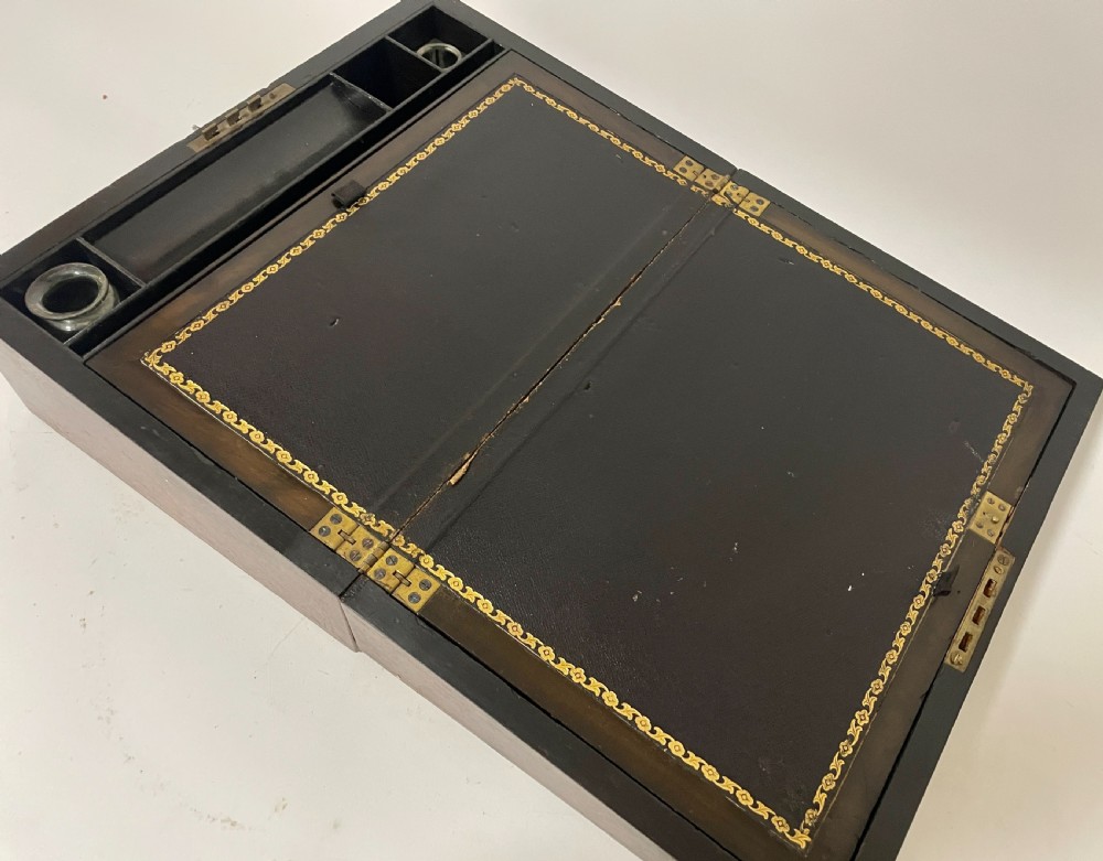 Antique Inlaid Writing Slope View XIX