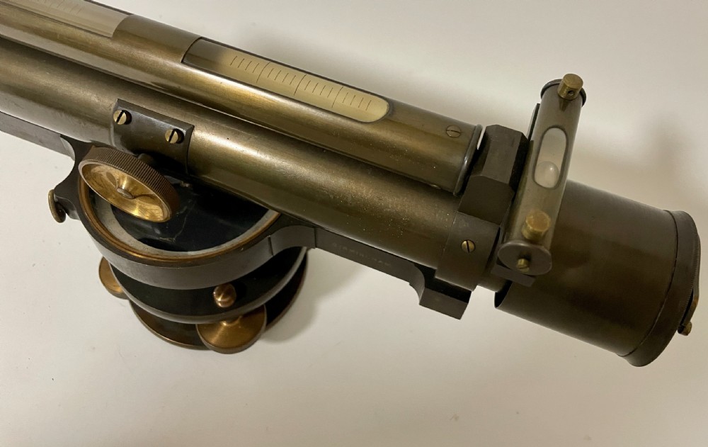 Antique Surveyor's Theodolite View X