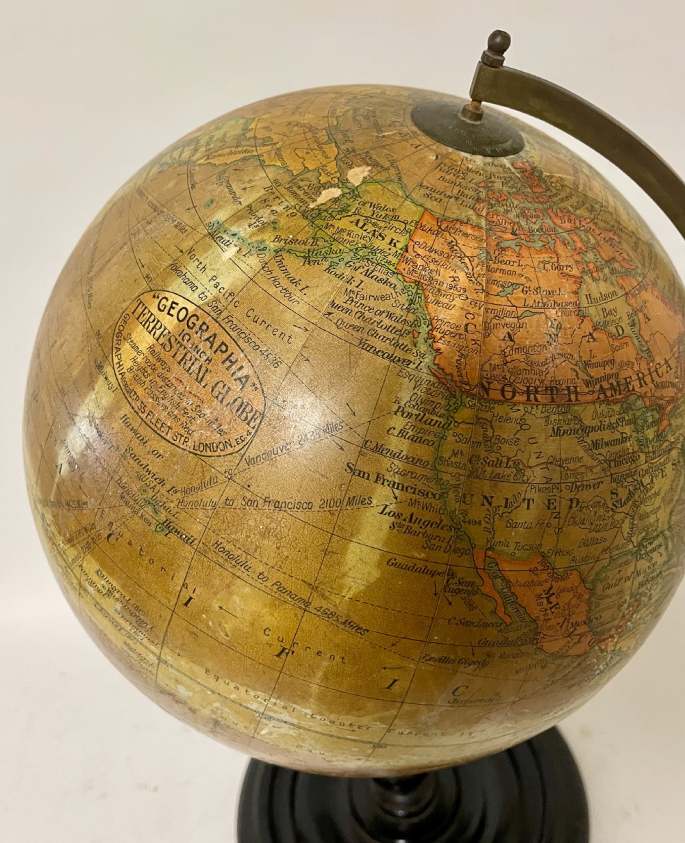 Antique Geographia Terrestrial Globe View III