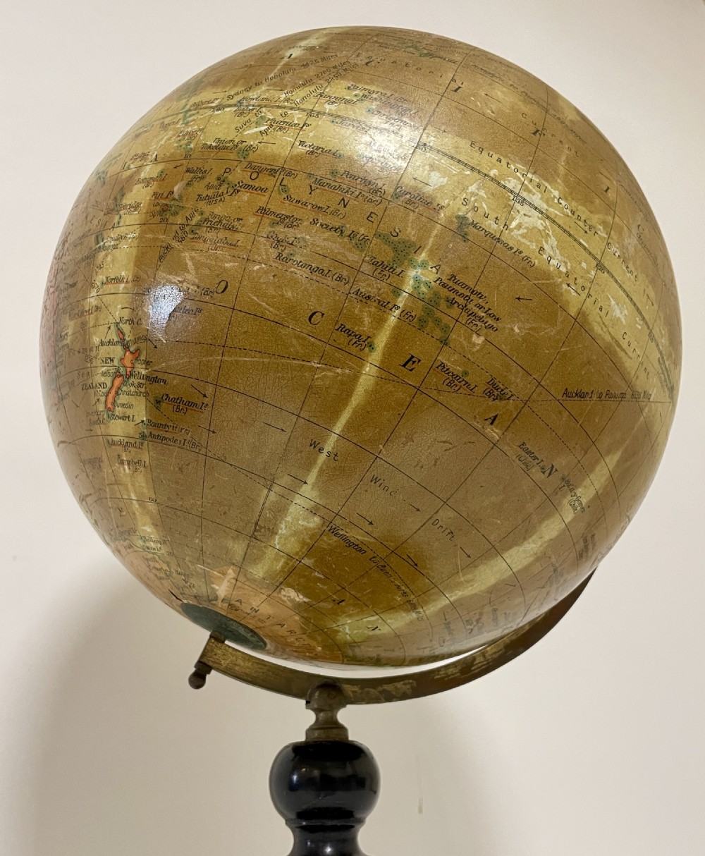 Antique Geographia Terrestrial Globe View IX