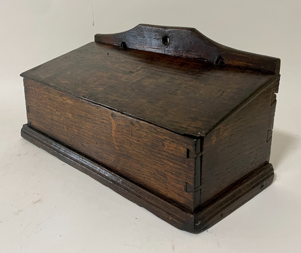 Georgian Oak Candle Box View V