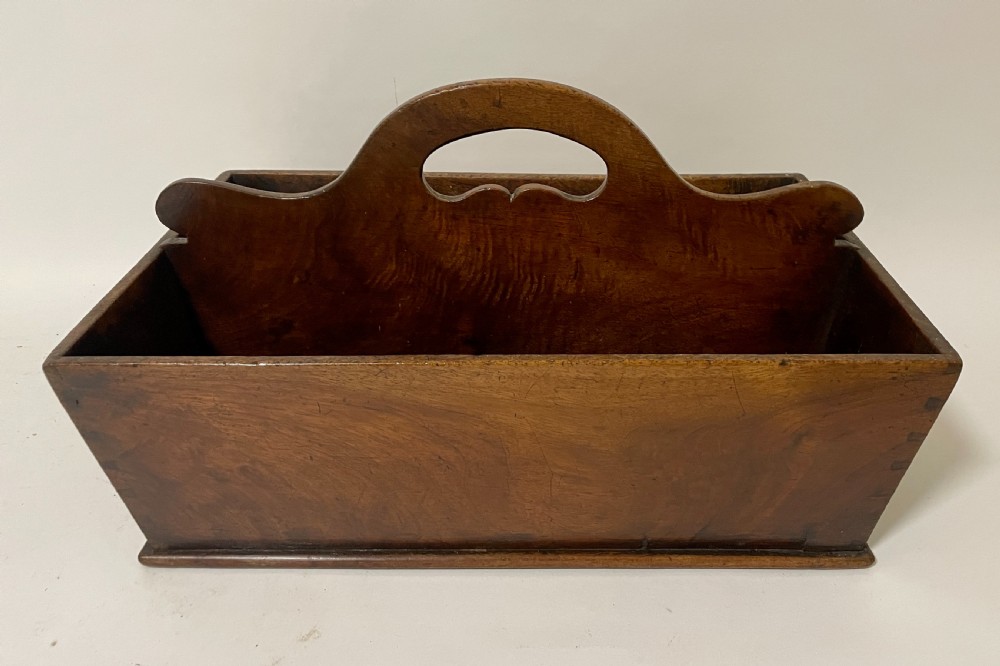 Georgian Mahogany Cutlery Tray View VIII