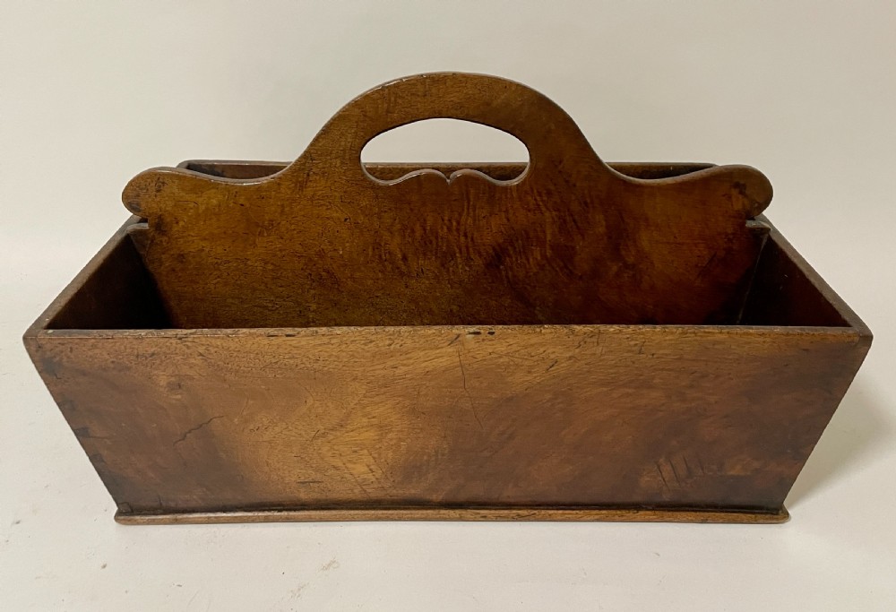 Georgian Mahogany Cutlery Tray View IX