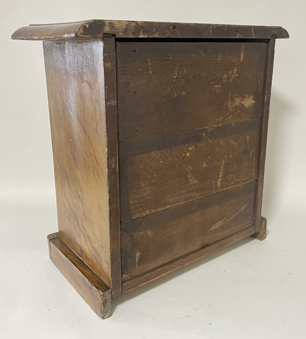 Antique Miniature Chest of Drawers in Original Painted Finish View XVI