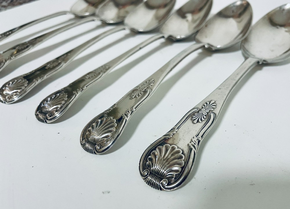 Set of Six Georgian Scottish Tablespoons View IV