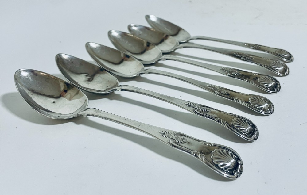 Set of Six Georgian Scottish Tablespoons View V