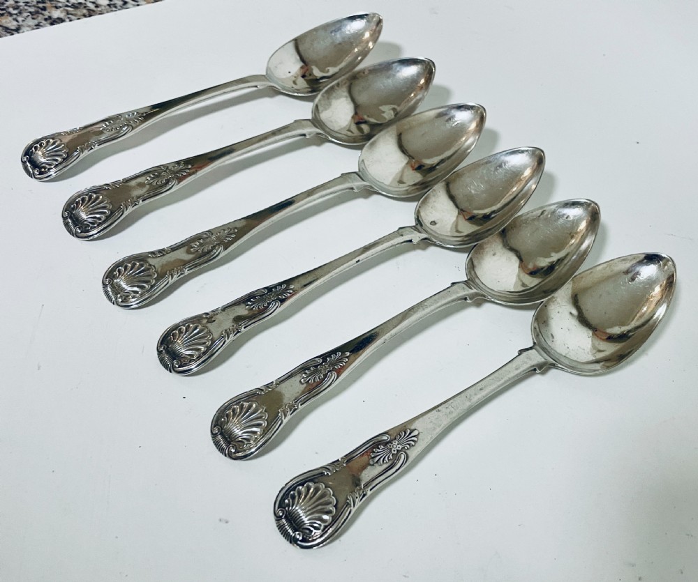 Set of Six Georgian Scottish Tablespoons View VII