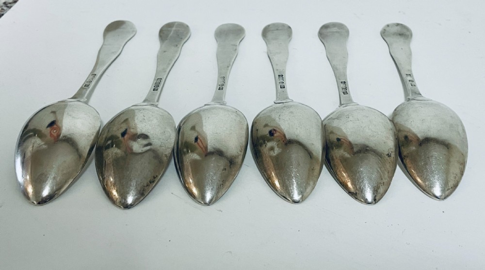 Set of Six Georgian Scottish Tablespoons View IX