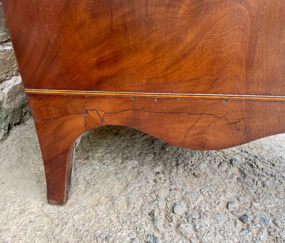 Georgian Mahogany Linen Press View X