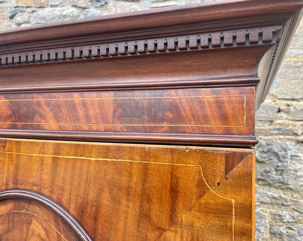 Georgian Mahogany Linen Press View XI