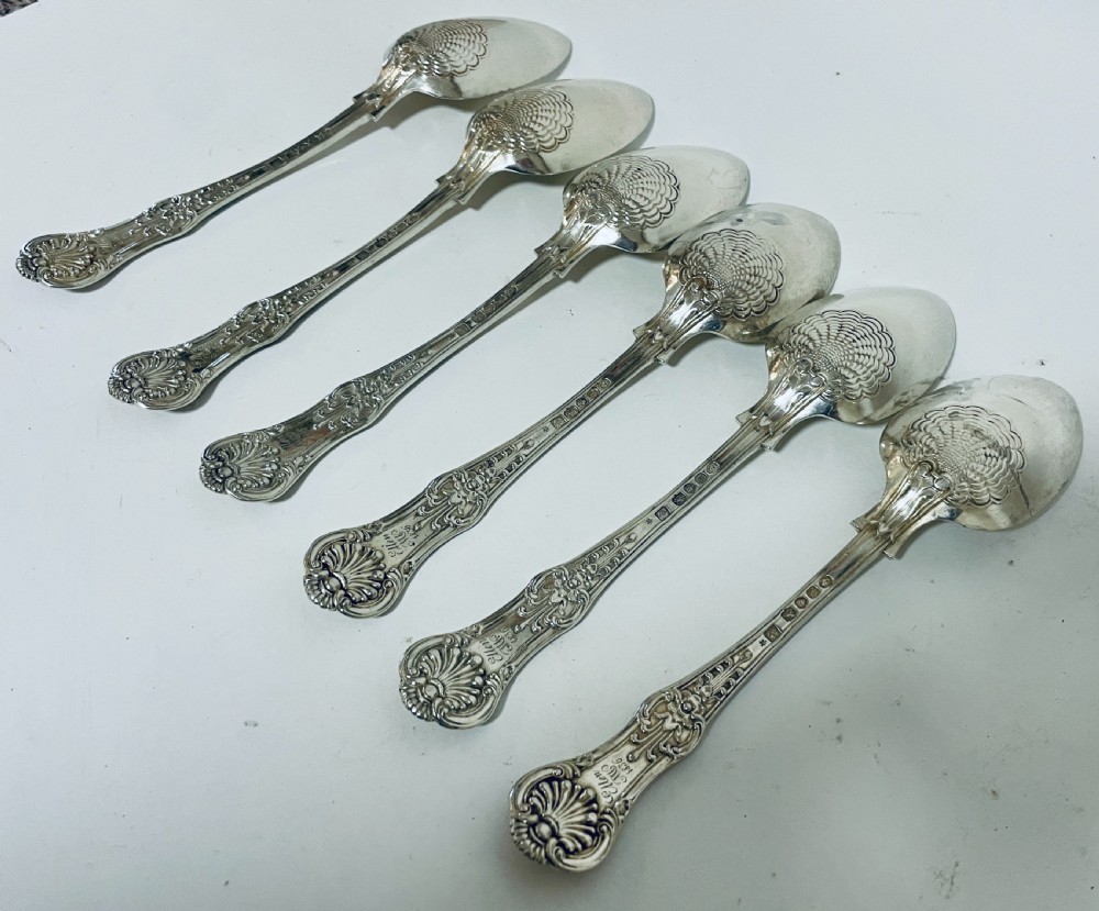Set of Six Georgian Silver Tablespoons View VI