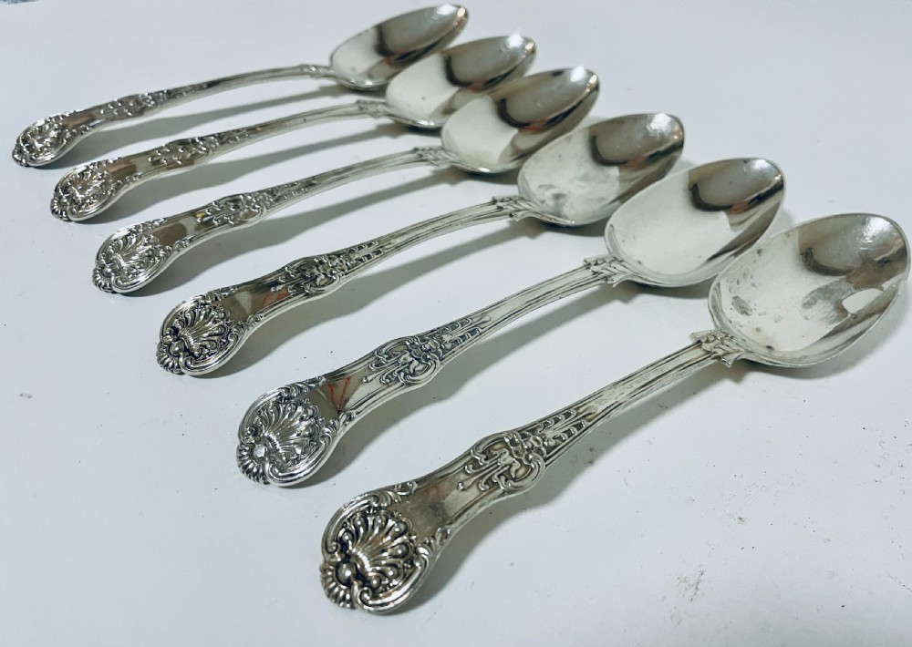 Set of Six Georgian Silver Tablespoons View VIII