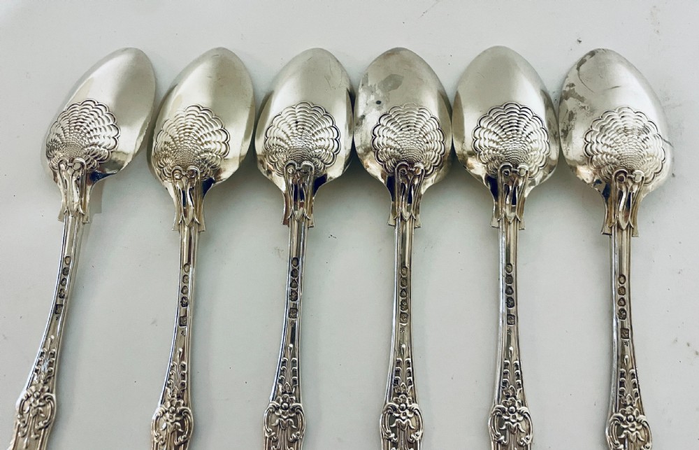 Set of Six Georgian Silver Tablespoons View XI