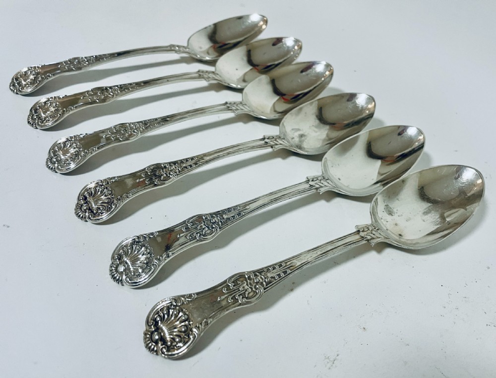 Set of Six Georgian Silver Tablespoons View XIV