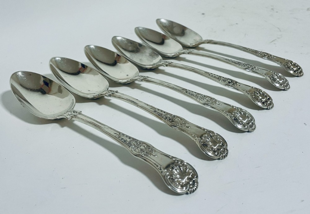 Set of Six Georgian Silver Tablespoons View XV