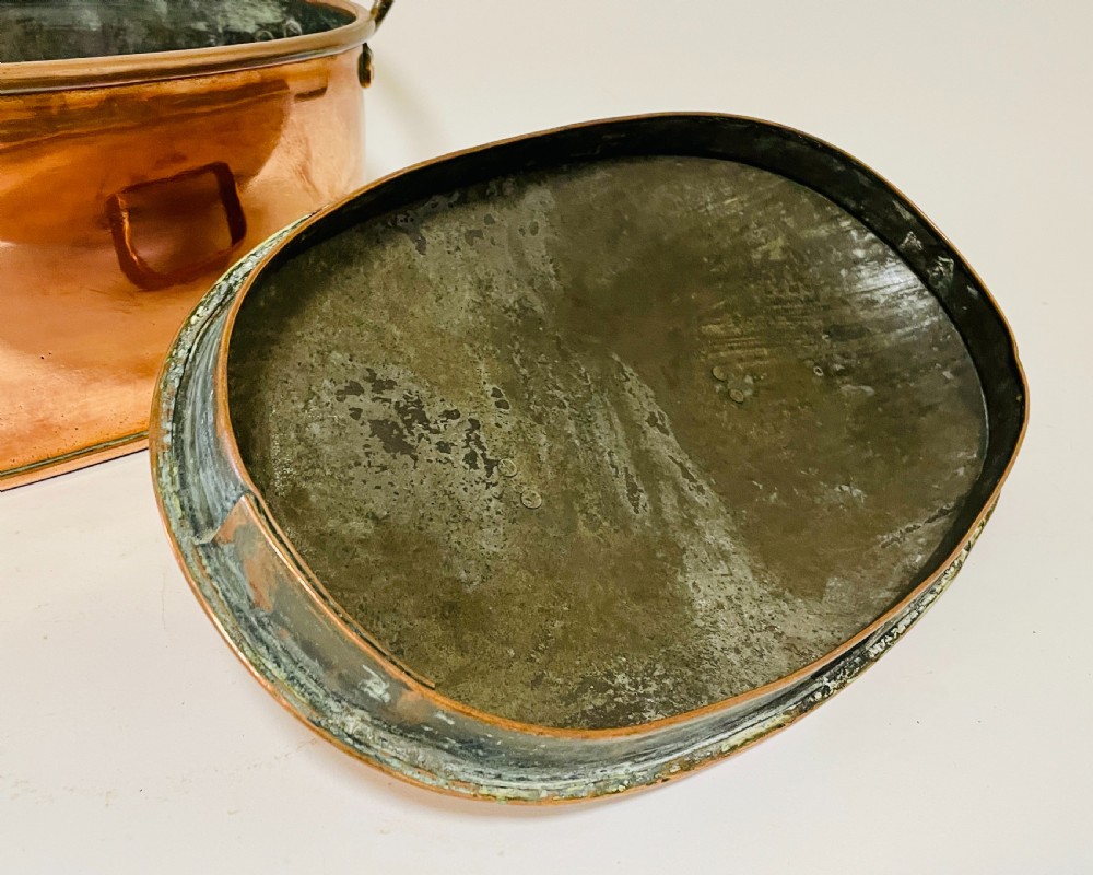 Antique Copper Fish Kettle View XIII