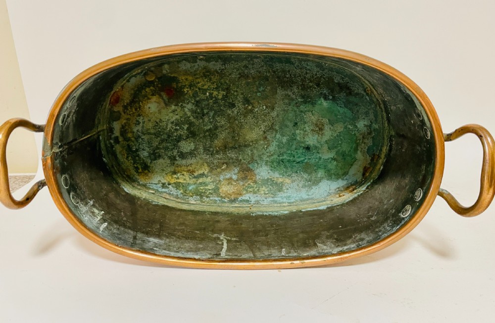 Antique Copper Fish Kettle View XIV