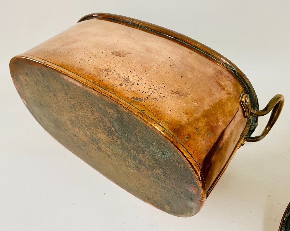 Antique Copper Fish Kettle View XVI