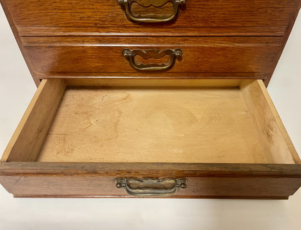 Antique Oak Filing Drawers View III