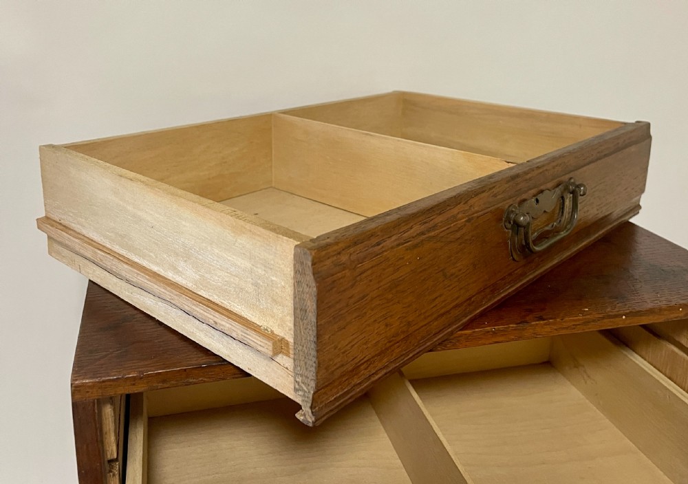 Antique Oak Filing Drawers View VI