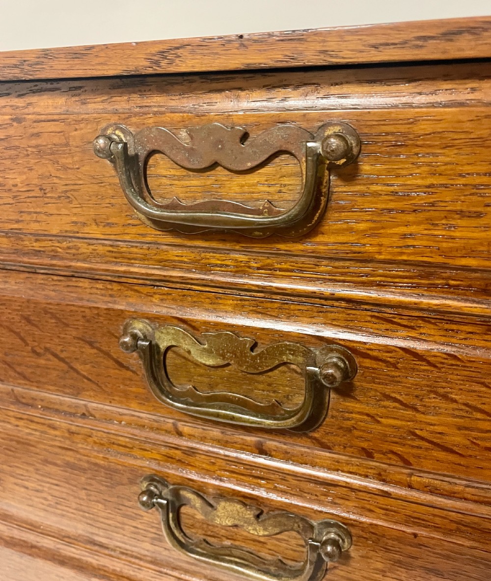 Antique Oak Filing Drawers View XIV