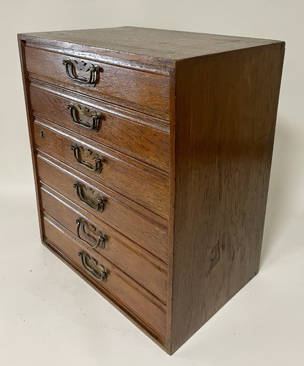 Antique Oak Filing Drawers View XV
