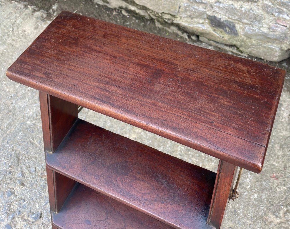 Victorian Mahogany Folding Library Steps View VI