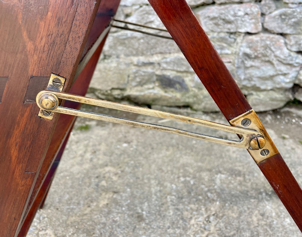 Victorian Mahogany Folding Library Steps View XI