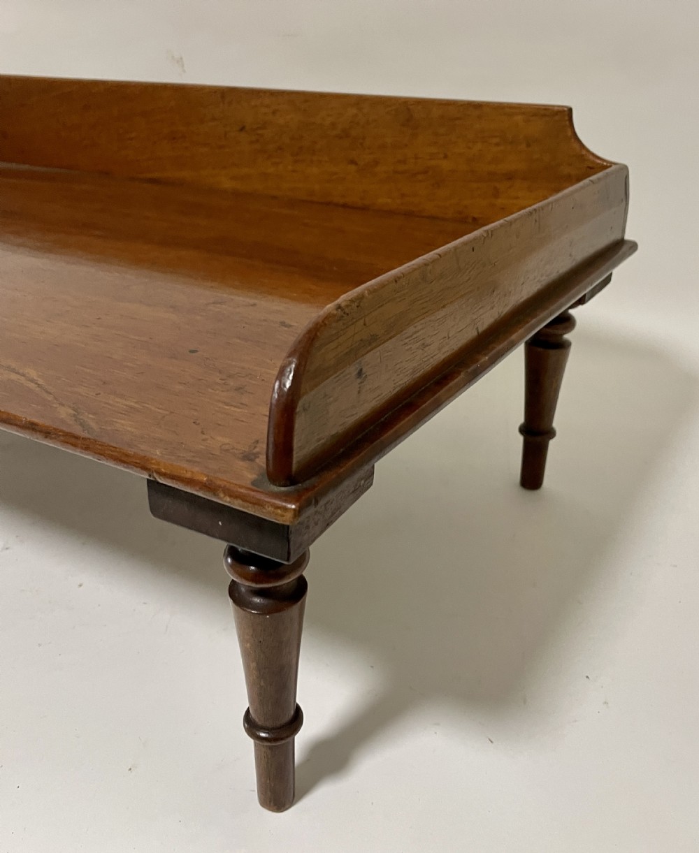 Georgian Mahogany Tray Table View IX