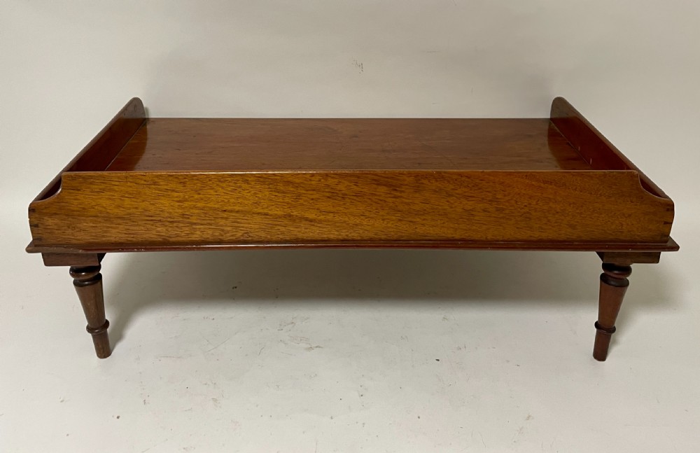 Georgian Mahogany Tray Table View X