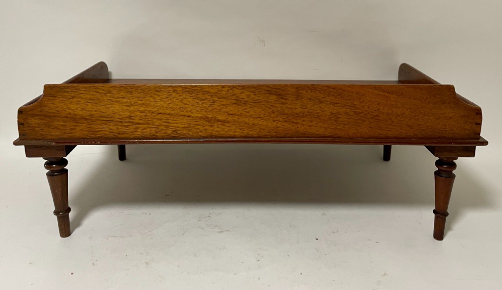 Georgian Mahogany Tray Table View XI