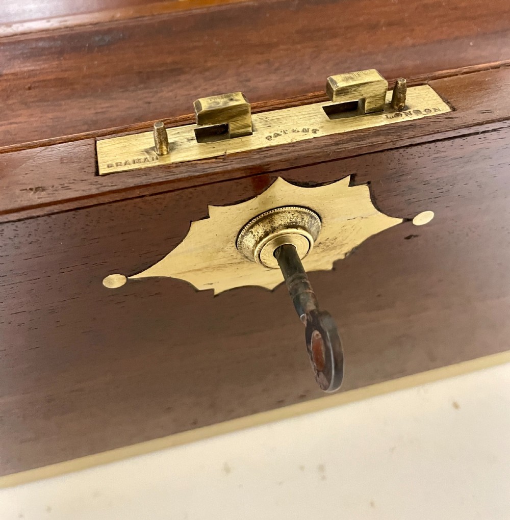 Georgian Mahogany Military Writing Slope View XIII