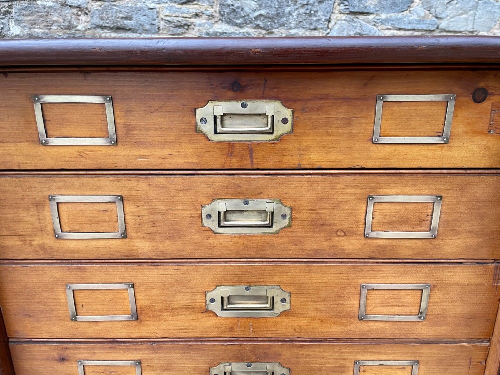 Victorian 12 Drawer Museum Specimen Cabinet View III