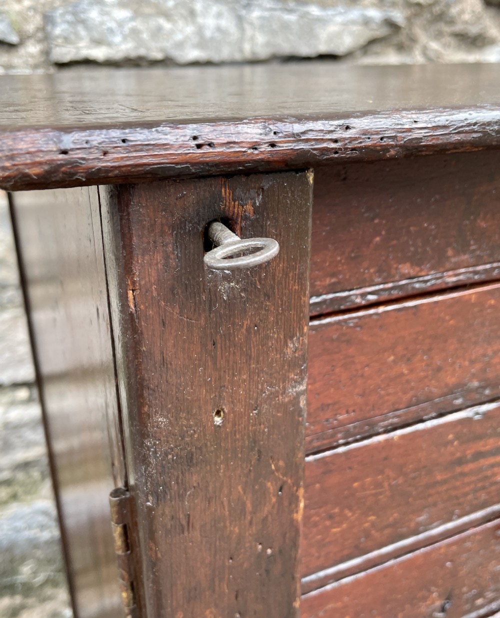 Antique Wellington Style Workshop Drawers View III