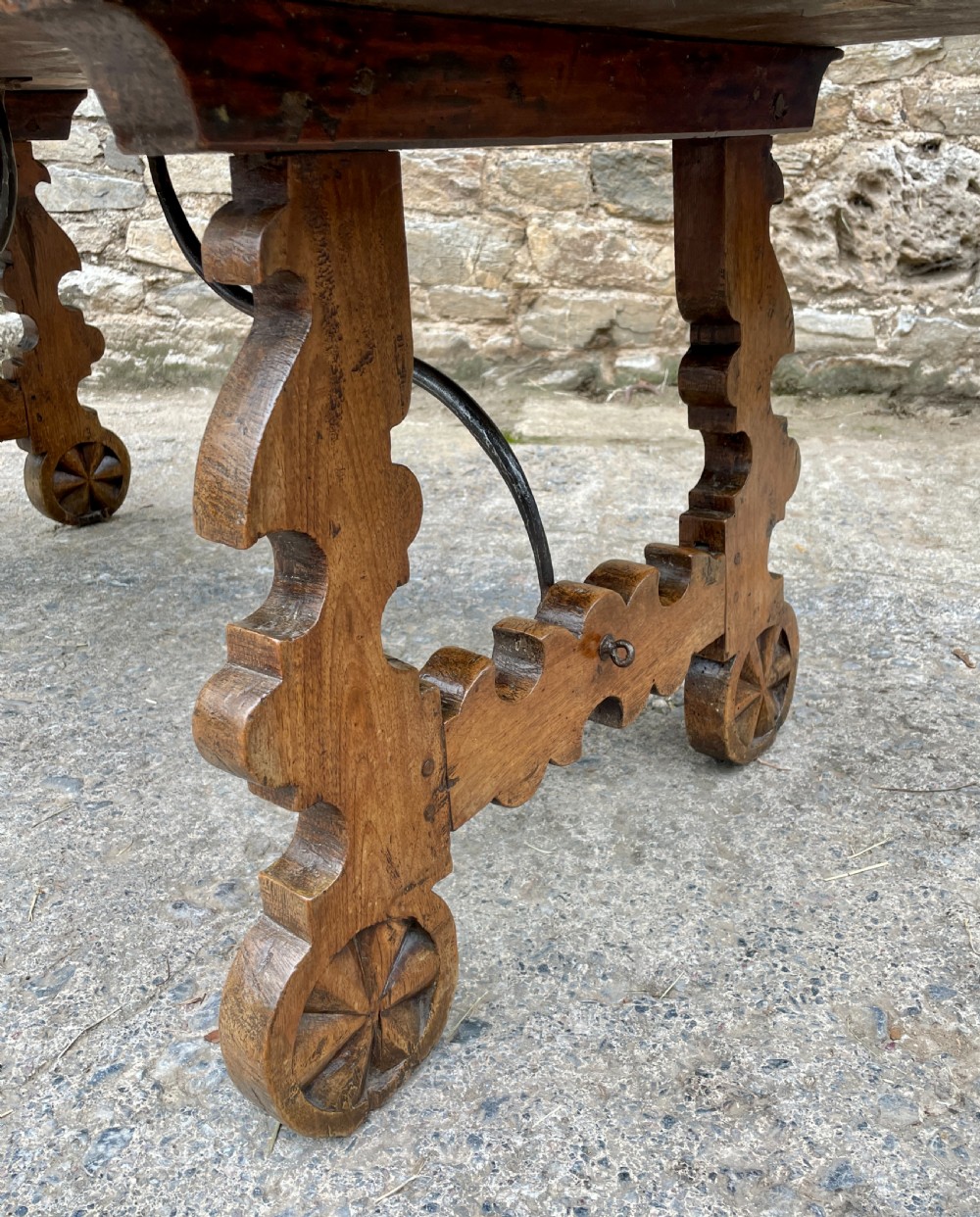 18th Century Spanish Walnut Table View X