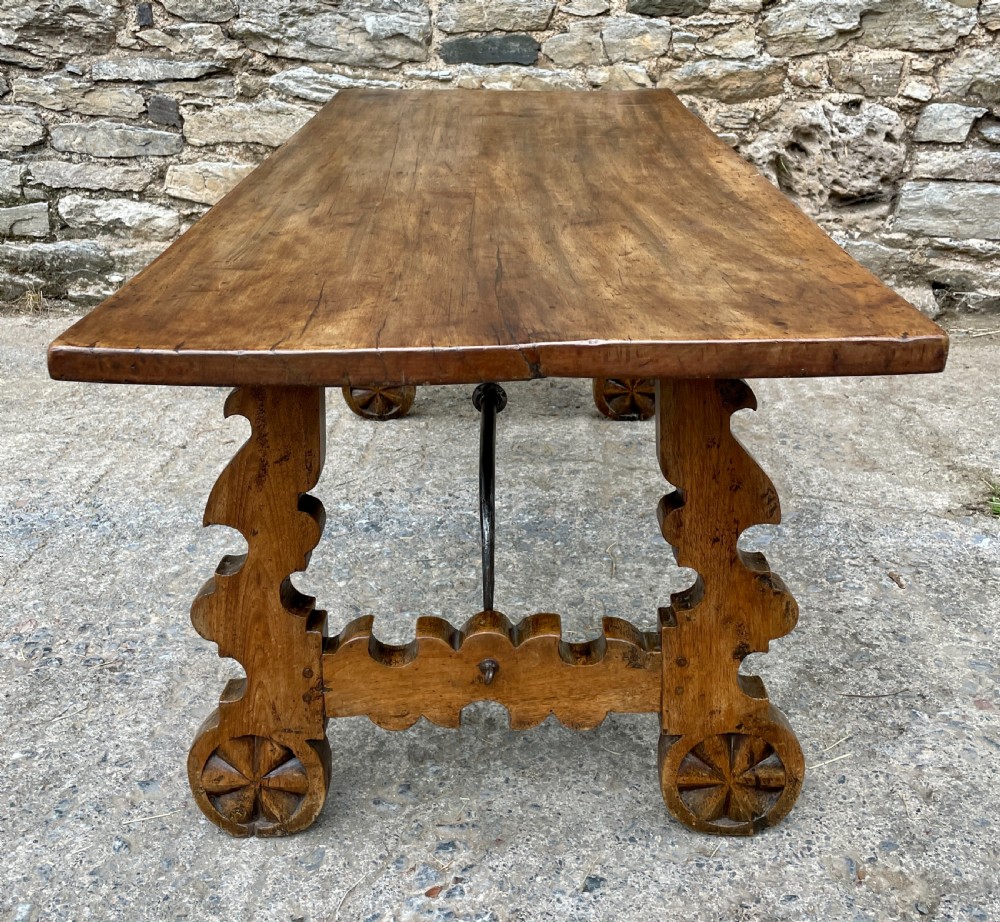 18th Century Spanish Walnut Table View XI