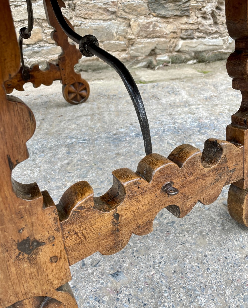 18th Century Spanish Walnut Table View XV