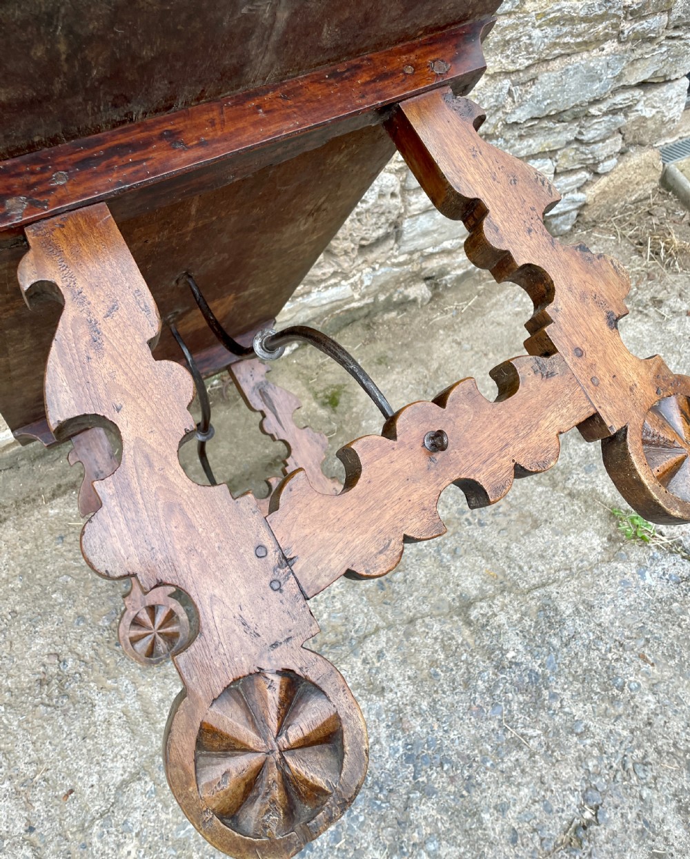 18th Century Spanish Walnut Table View XXIII