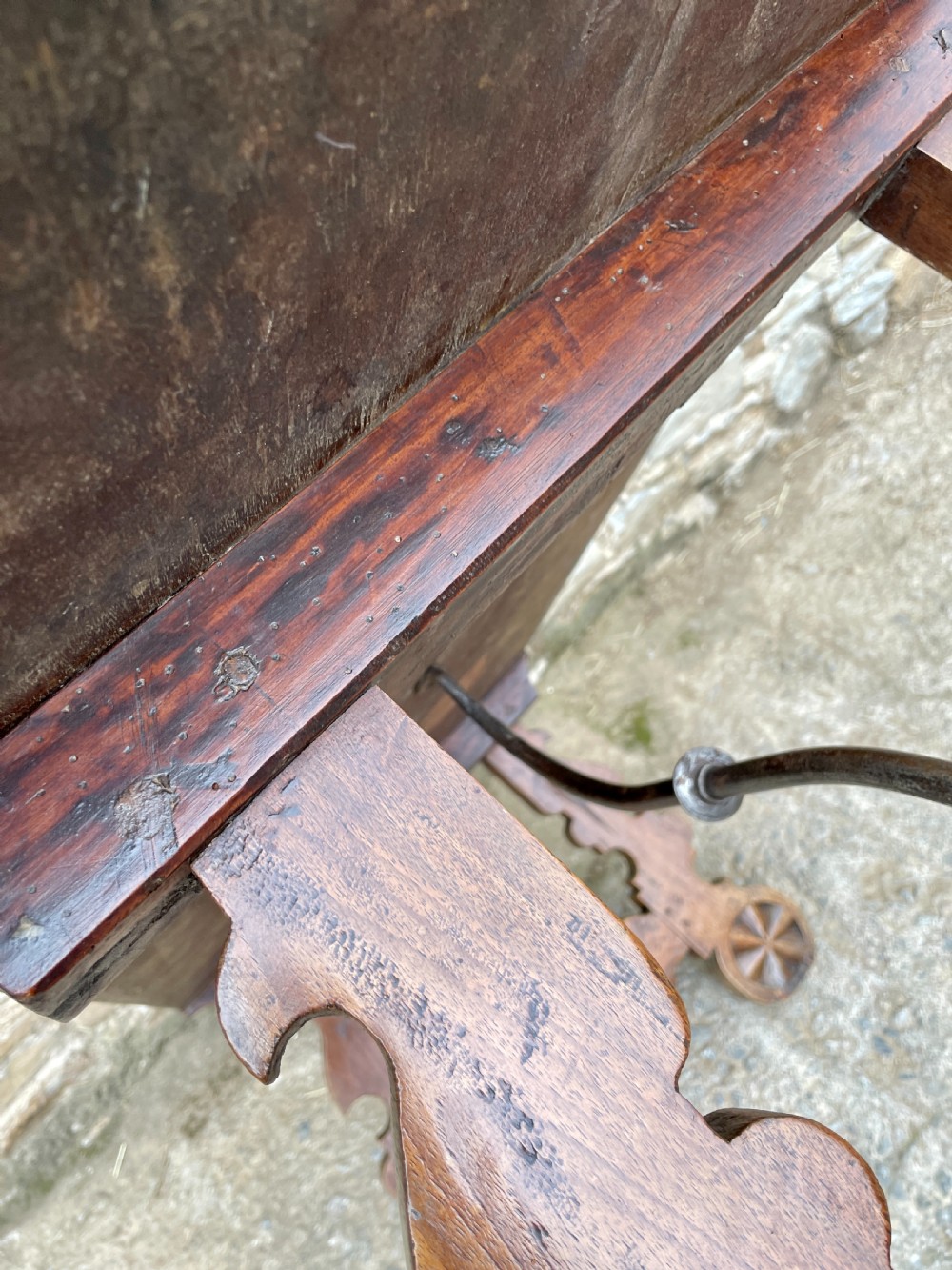 18th Century Spanish Walnut Table View XXIV