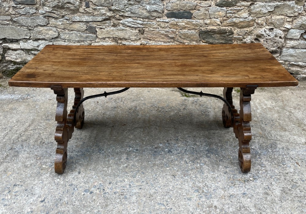 18th Century Spanish Walnut Table View XXIX